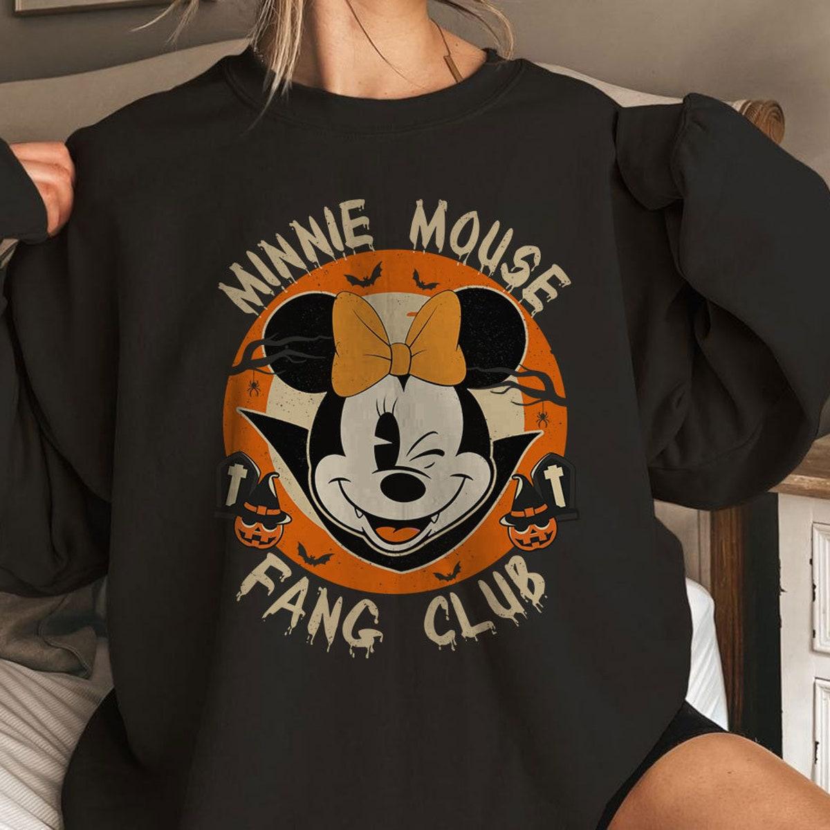 Fang Club Minnie Mouse Not So Scary Halloween Party Shirt 4