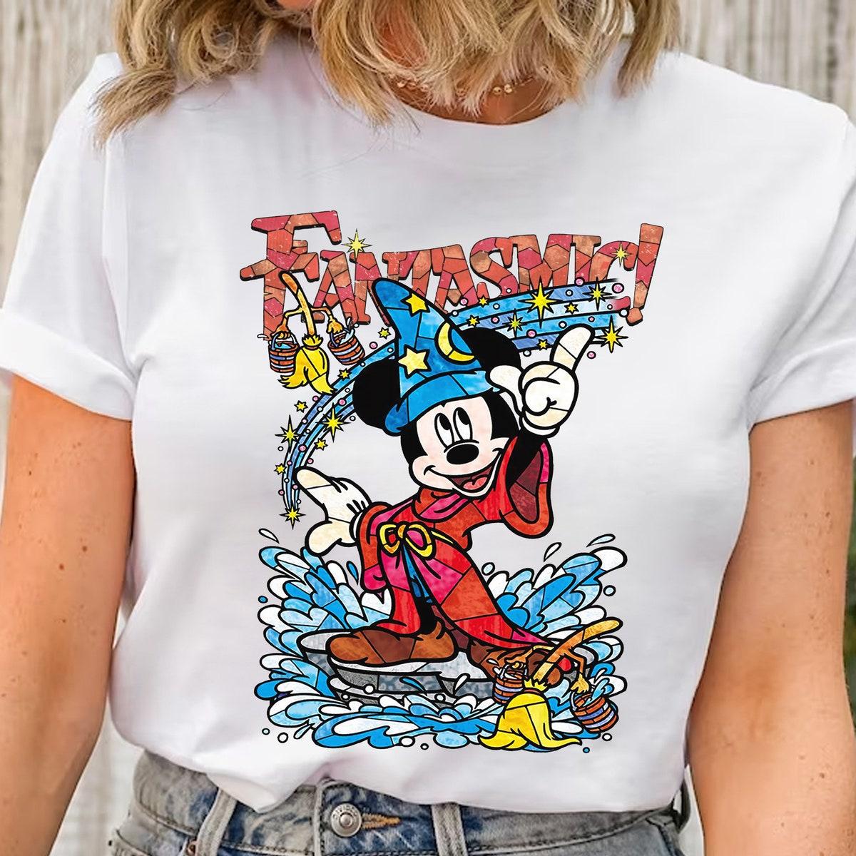 Fantasia Sorcerer Mickey Mouse Magic Wizard Magical Shirt 4