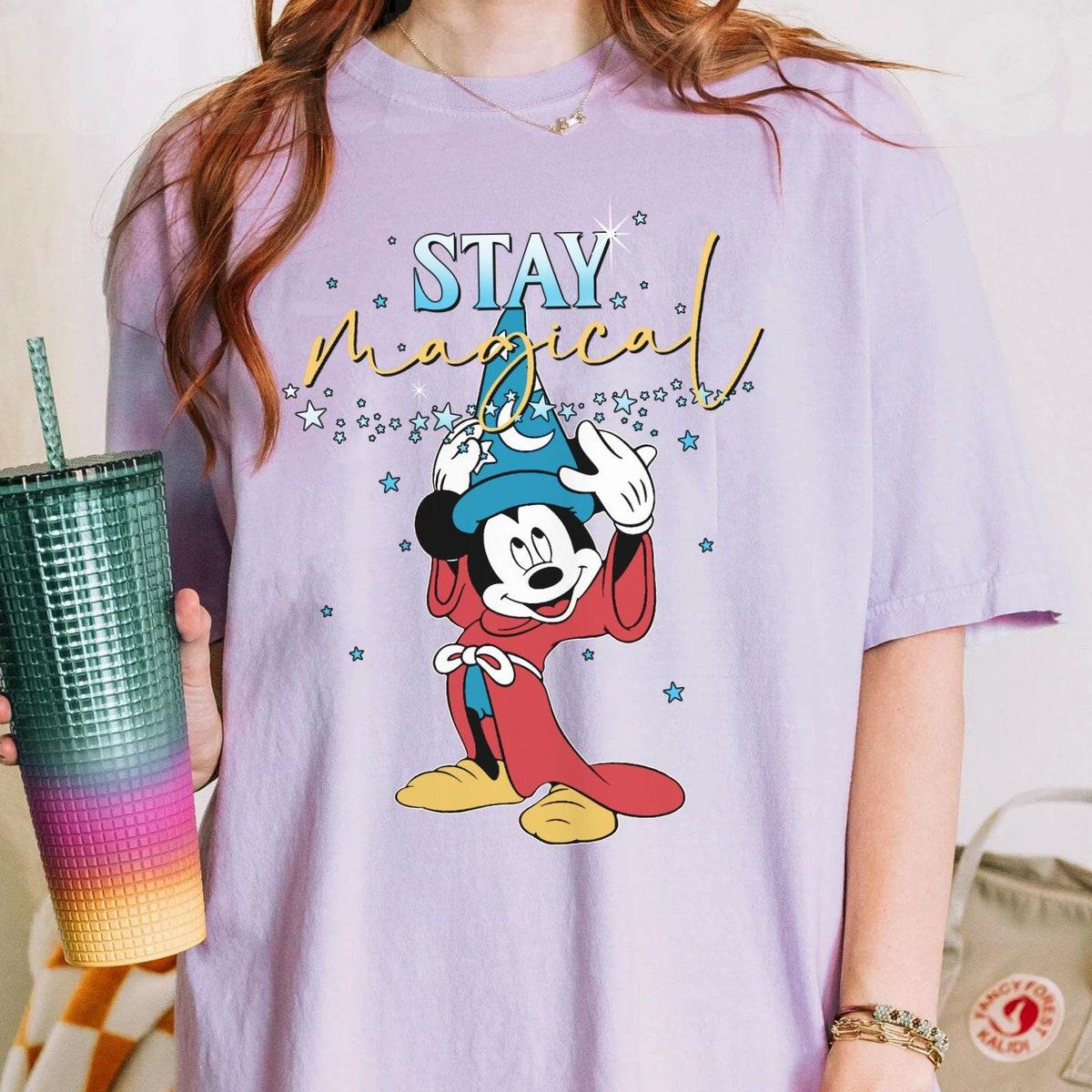 Fantasia Sorcerer Mickey With Magic Hat Stay Magical Shirt 4