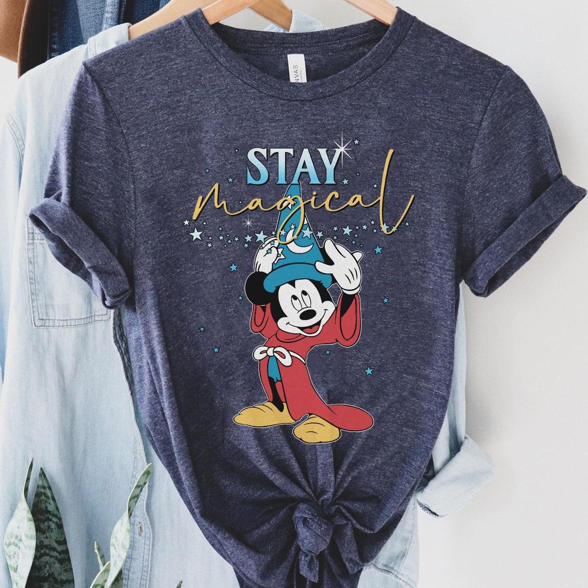 Fantasia Sorcerer Mickey With Magic Hat Stay Magical Shirt 5