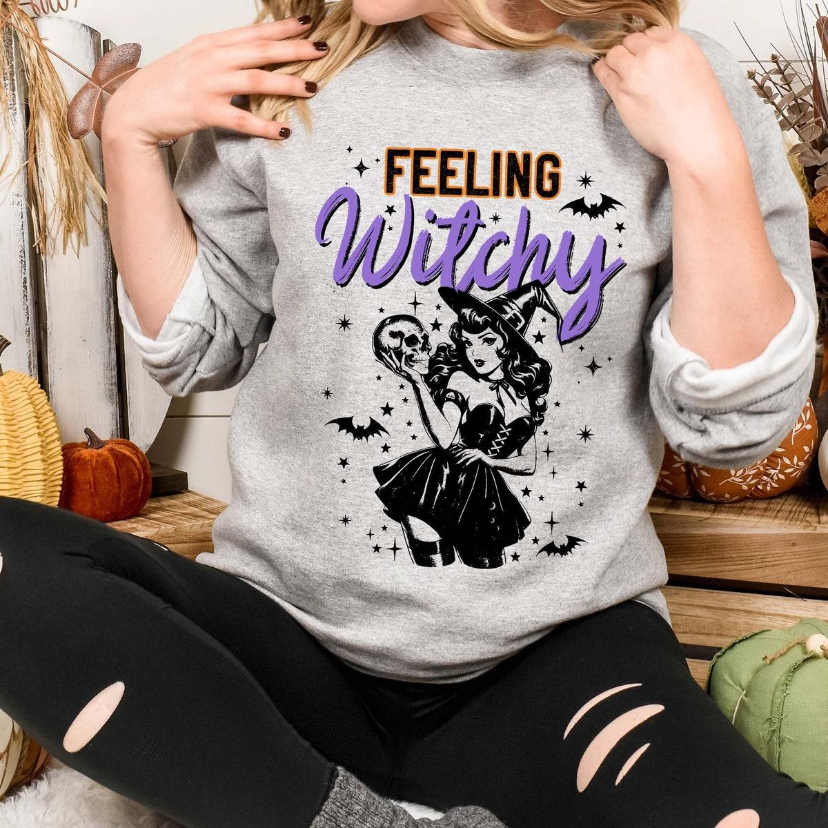 Feeling Witchy Halloween Trick Or Treat Halloween Shirt 3