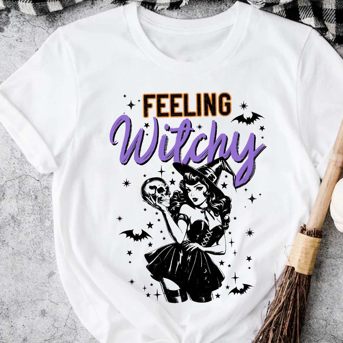 Feeling Witchy Halloween Trick Or Treat Halloween Shirt 4