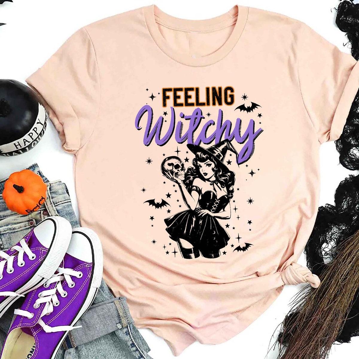 Feeling Witchy Halloween Trick Or Treat Halloween Shirt 5