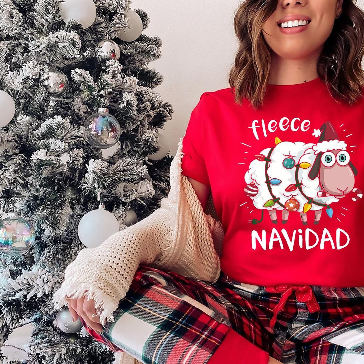 Feliz Navidad Sheep Christmas Shirt 1