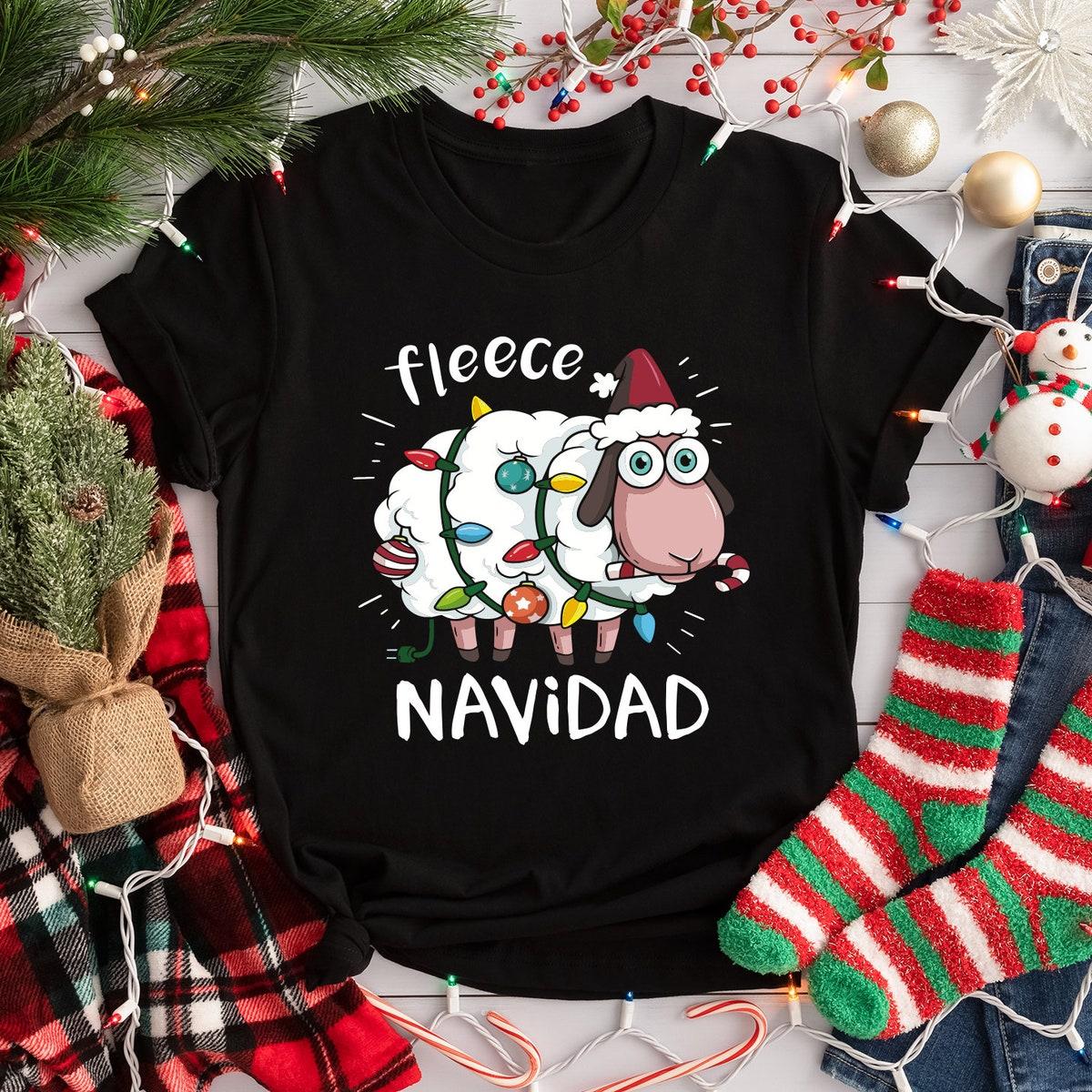 Feliz Navidad Sheep Christmas Shirt 3