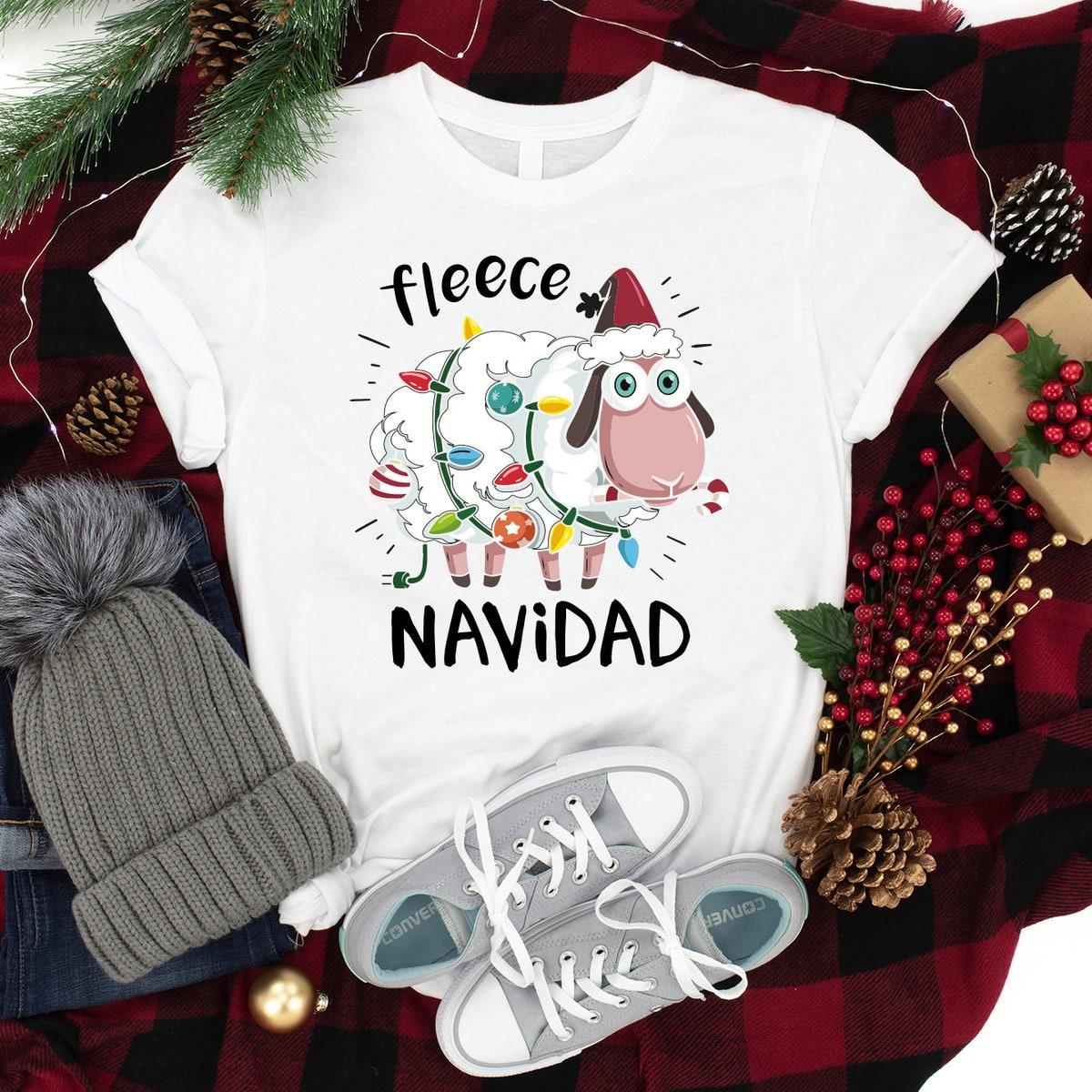 Feliz Navidad Sheep Christmas Shirt 4