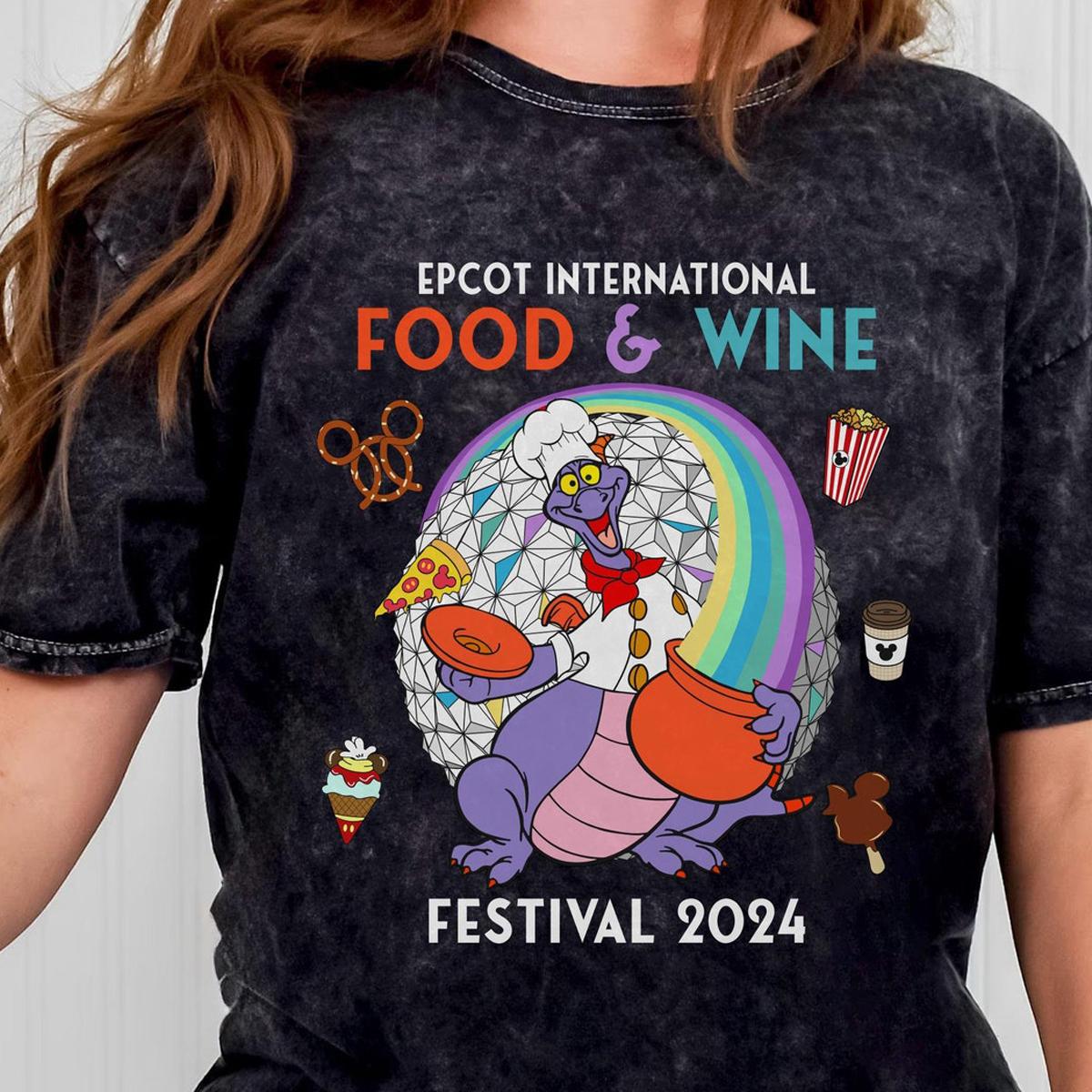 Figment Dragon Chef Epcot International Food And Wine Festival 2024 Shirt 1