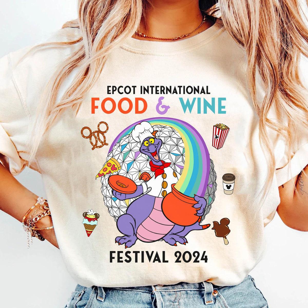 Figment Dragon Chef Epcot International Food And Wine Festival 2024 Shirt 2