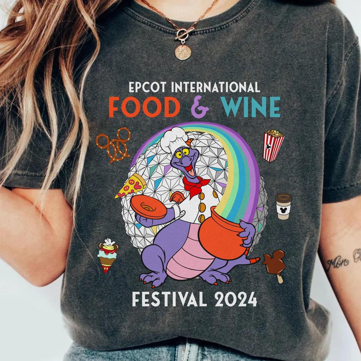 Figment Dragon Chef Epcot International Food And Wine Festival 2024 Shirt 3