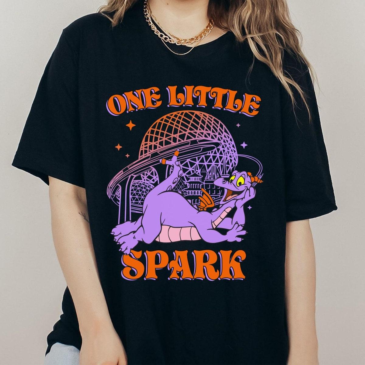 Figment Dragon One Little Spark Disney Epcot Purple Dragon Shirt 1