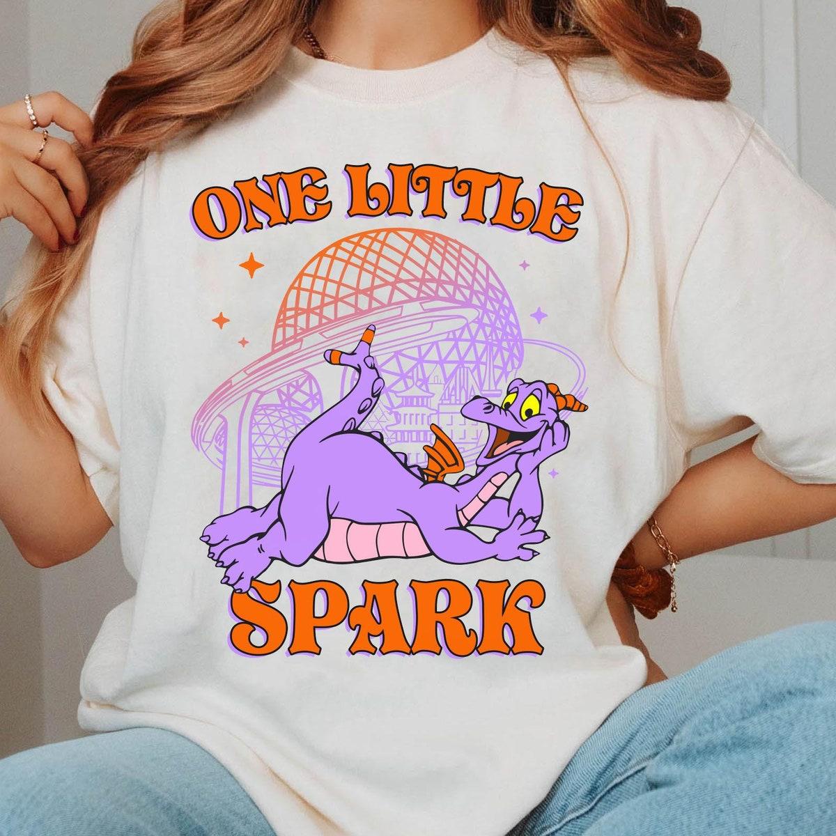 Figment Dragon One Little Spark Disney Epcot Purple Dragon Shirt 2