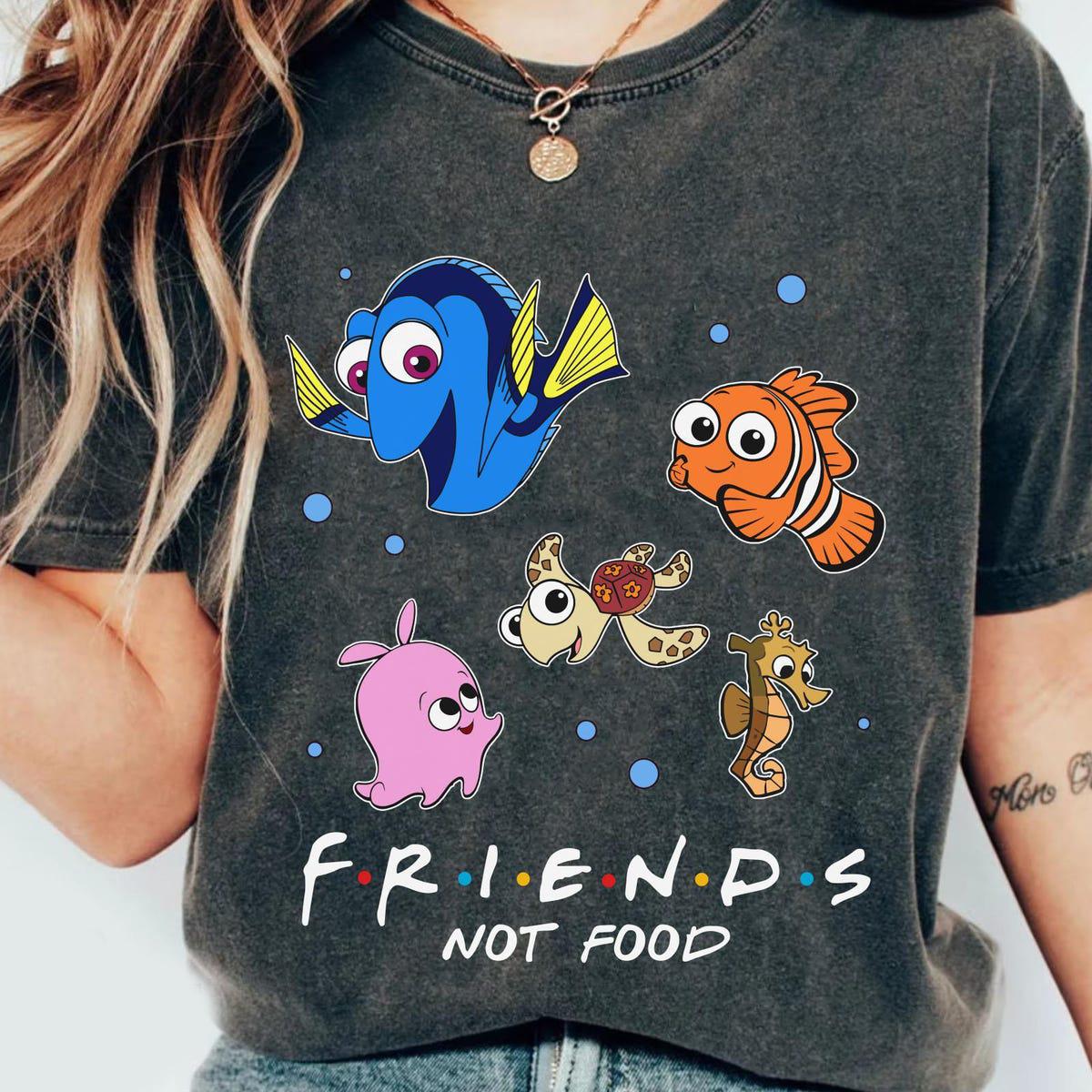 Finding Nemo Friends Not Food Shirt 4