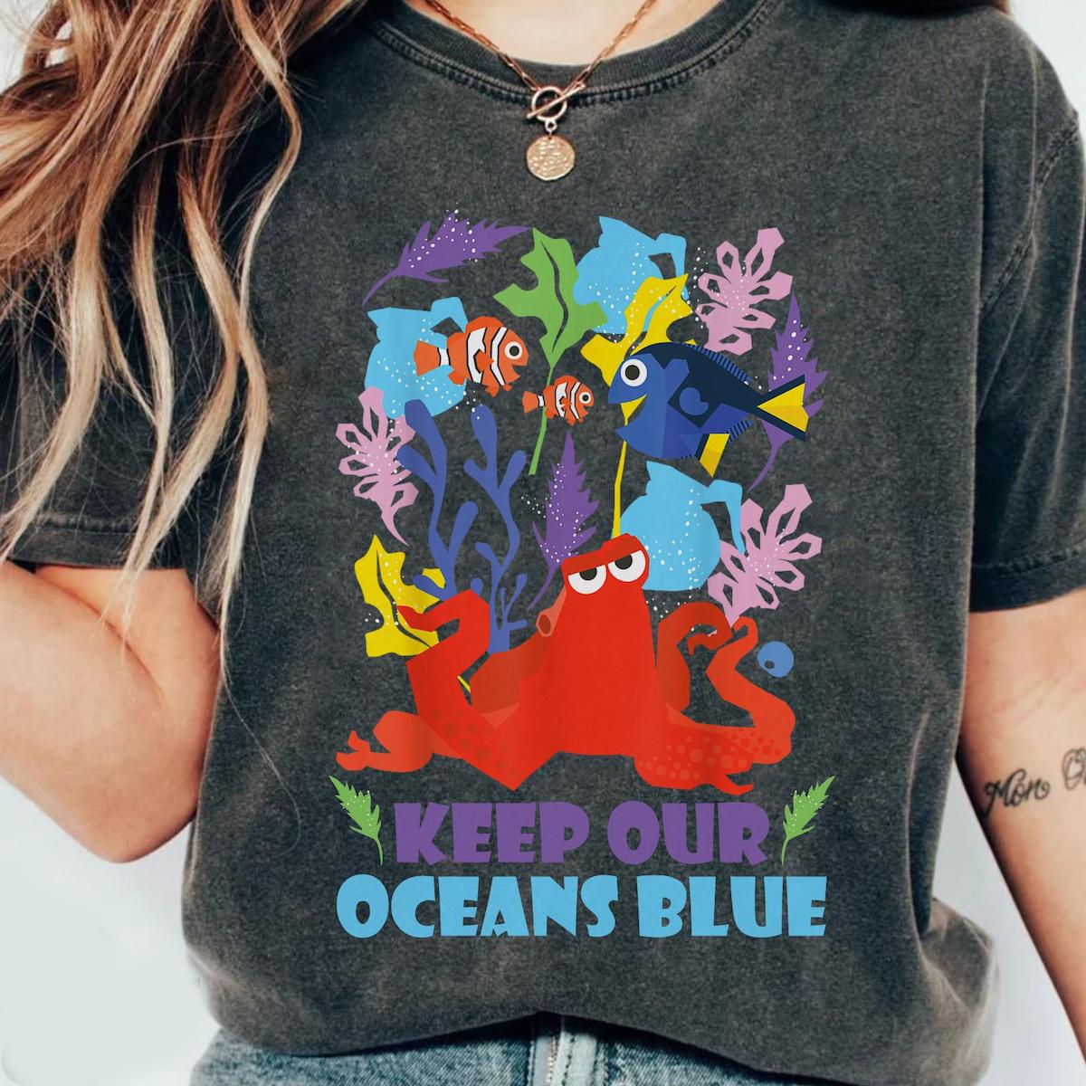 Finding Nemo Marlin Dory Hank Keep Our Ocean Blue Shirt 2