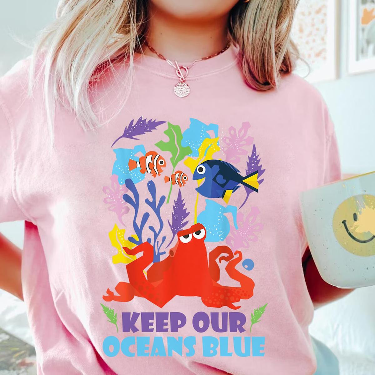 Finding Nemo Marlin Dory Hank Keep Our Ocean Blue Shirt 5