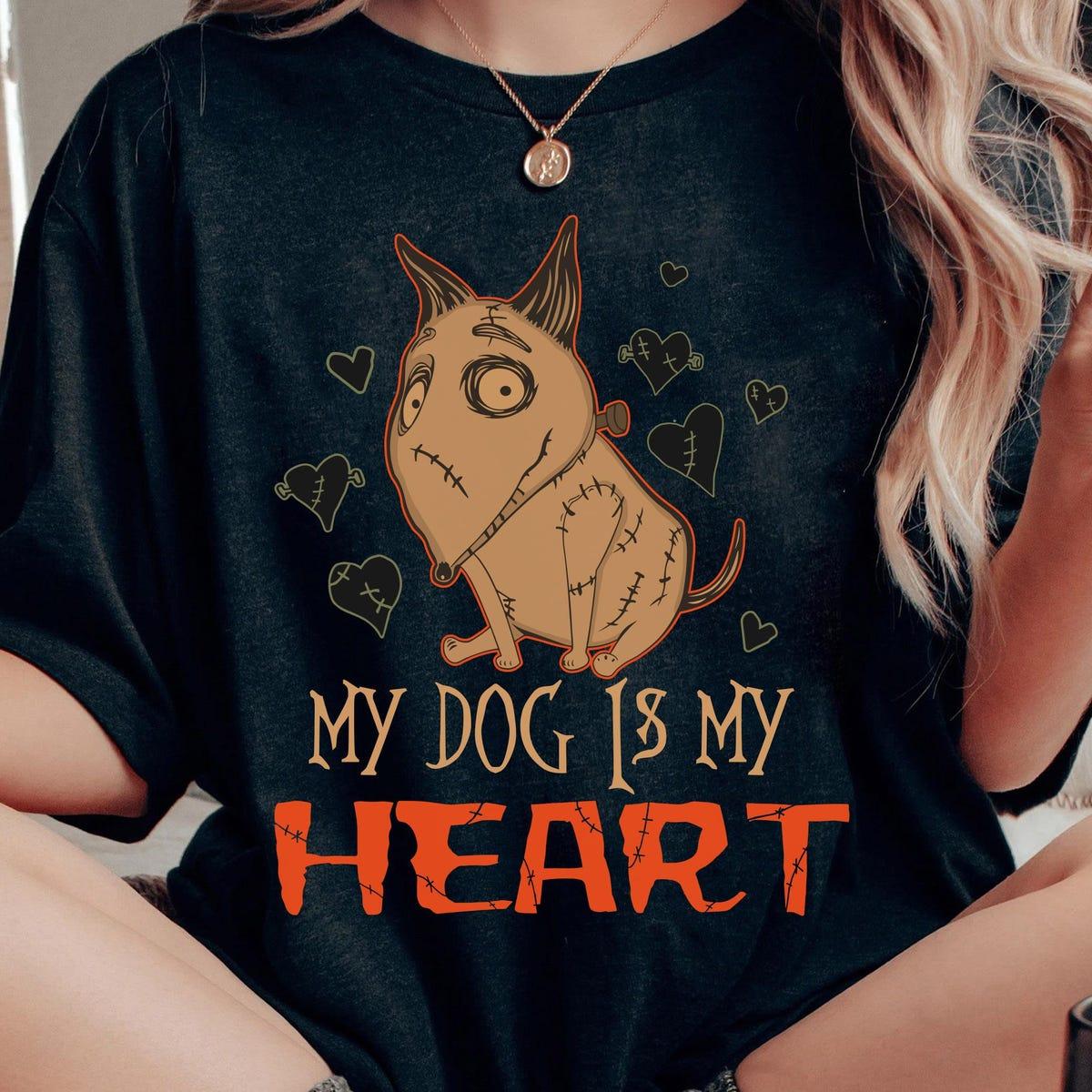 Frankenstein Sparky My Dog Is My Heart Halloween Shirt 1