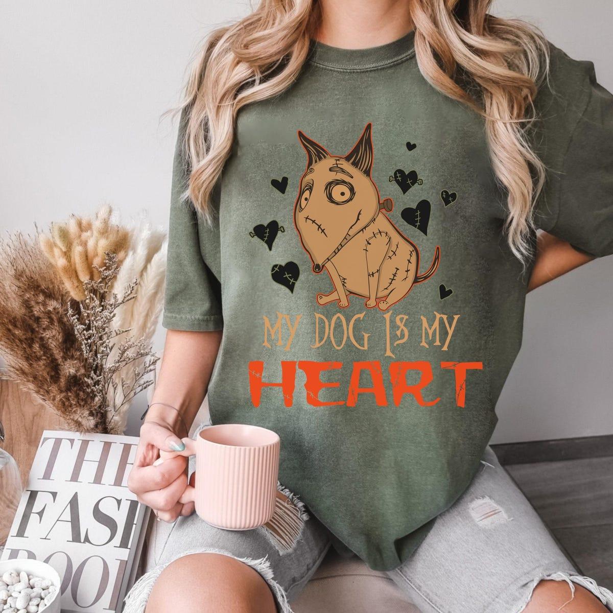 Frankenstein Sparky My Dog Is My Heart Halloween Shirt 3