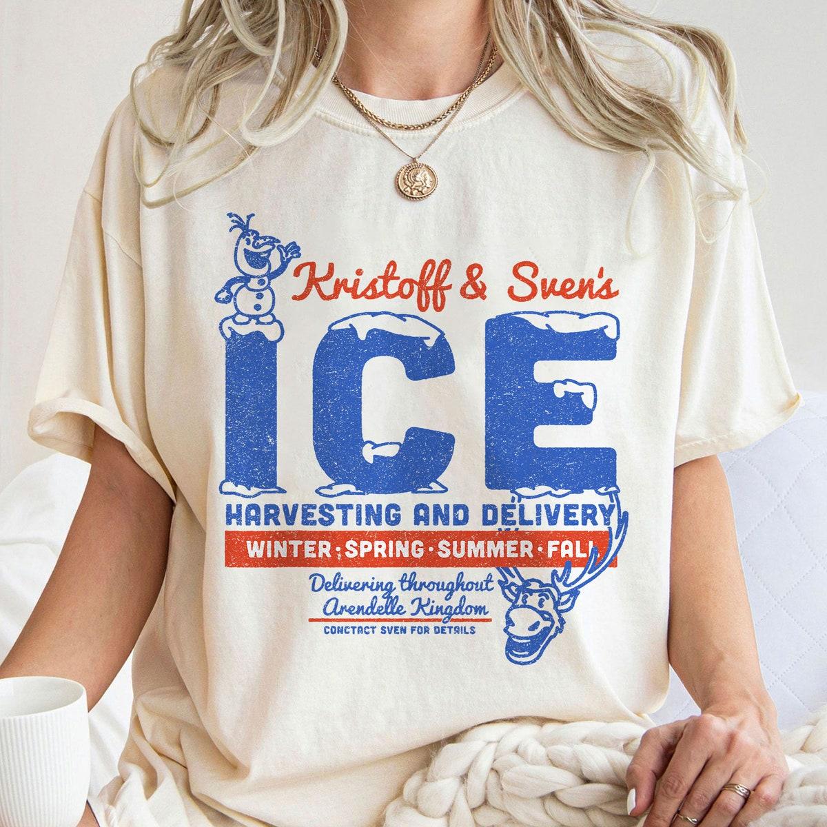 Frozen Kristoff Sven's Ice Harvesting And Delivery Shirt 1