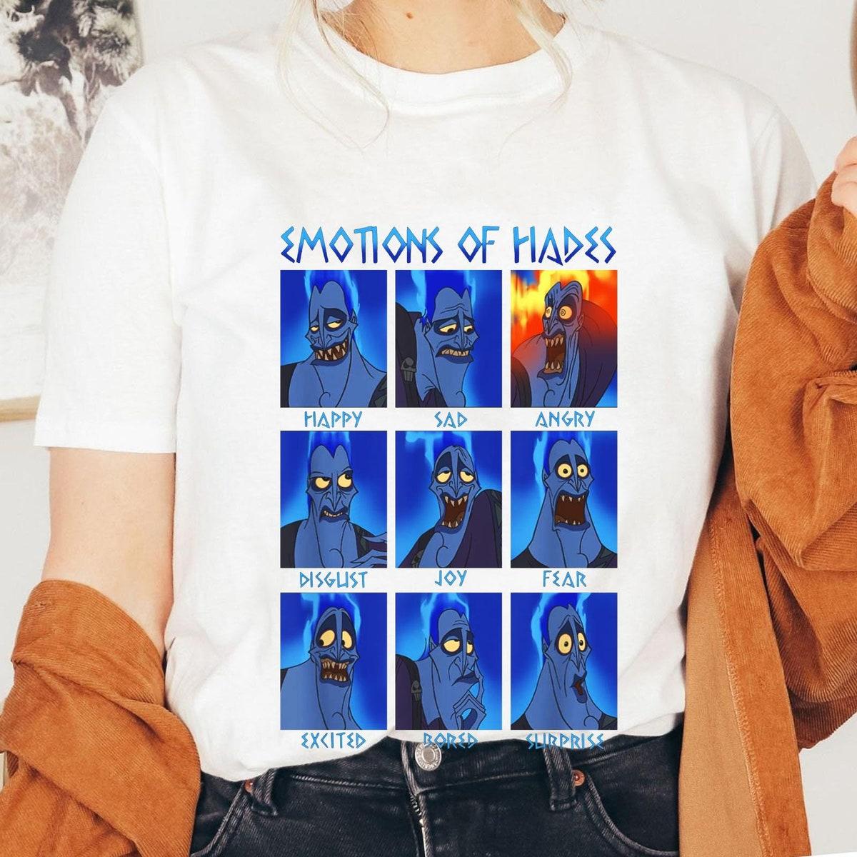 Funny Hades Emotions Disney Hercules Villains Shirt 1