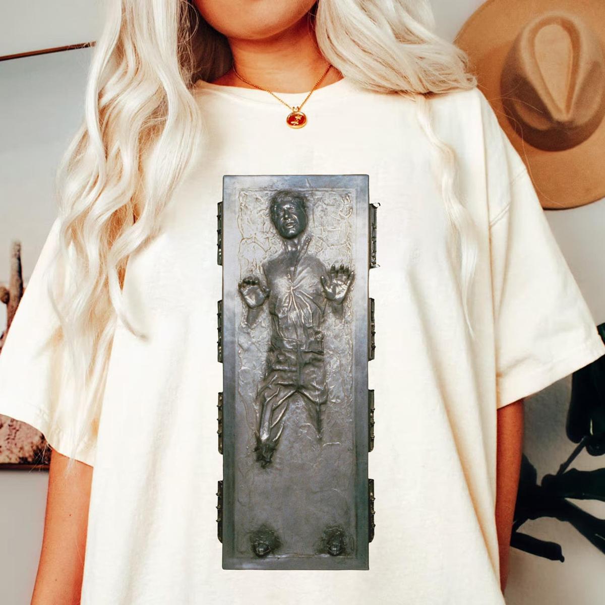 Funny Han Solo Frozen In Carbonite Star Wars Shirt 1