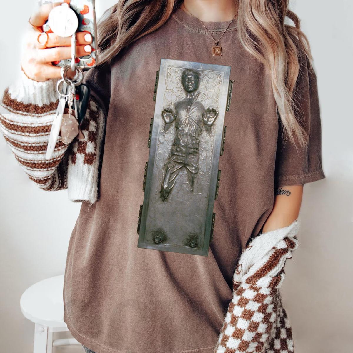 Funny Han Solo Frozen In Carbonite Star Wars Shirt 4