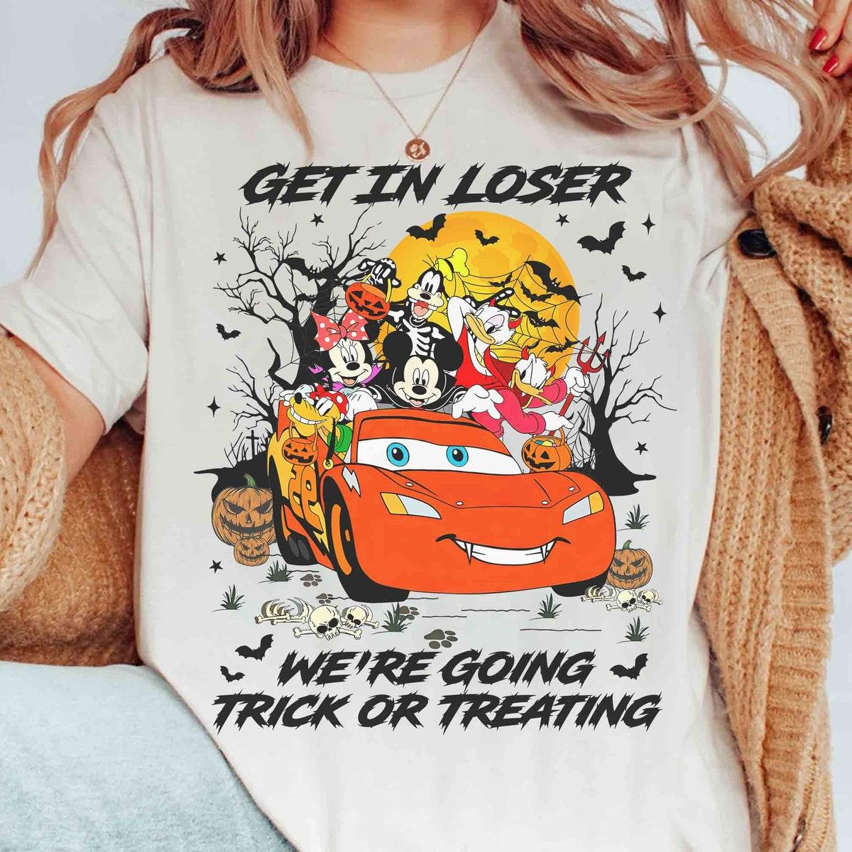 Get In Loser We're Going Trick Or Treating Halloween Shirt 1