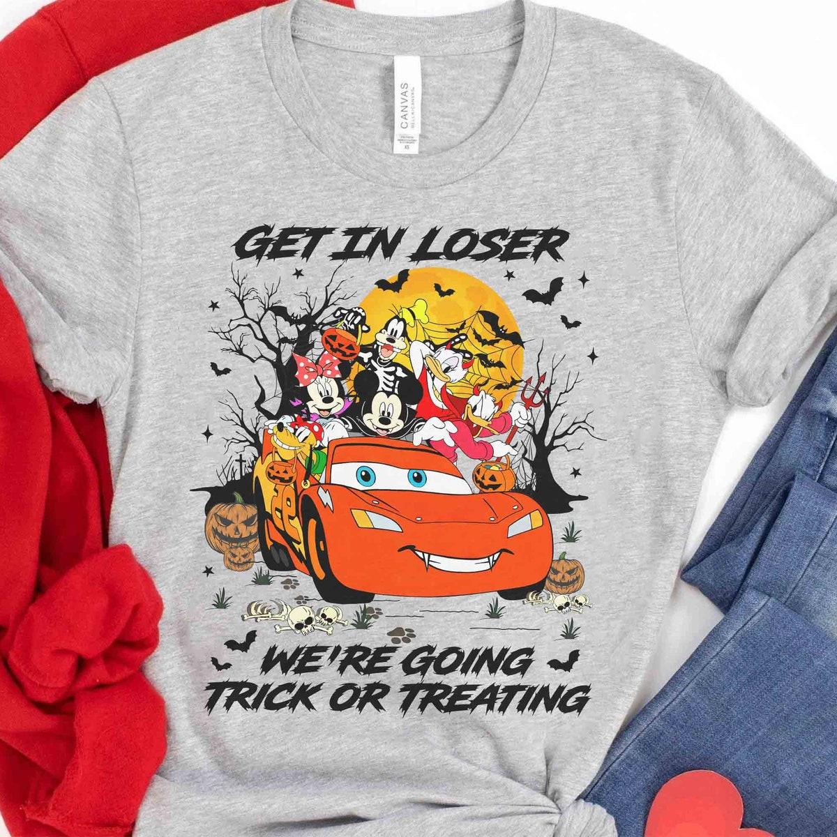 Get In Loser We're Going Trick Or Treating Halloween Shirt 2