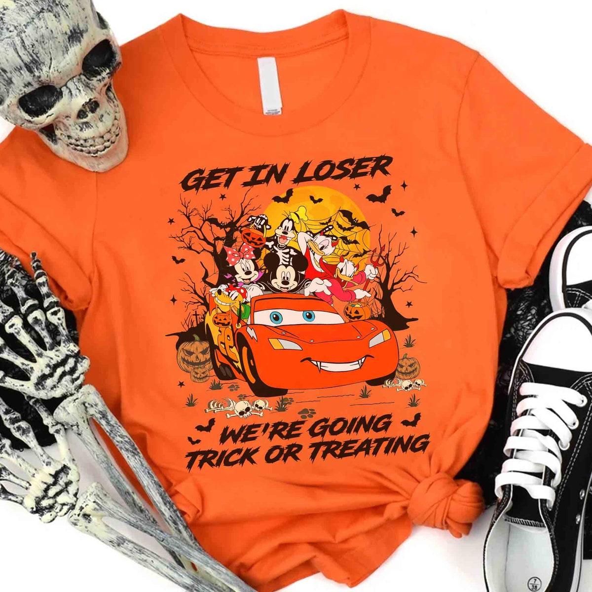 Get In Loser We're Going Trick Or Treating Halloween Shirt 3