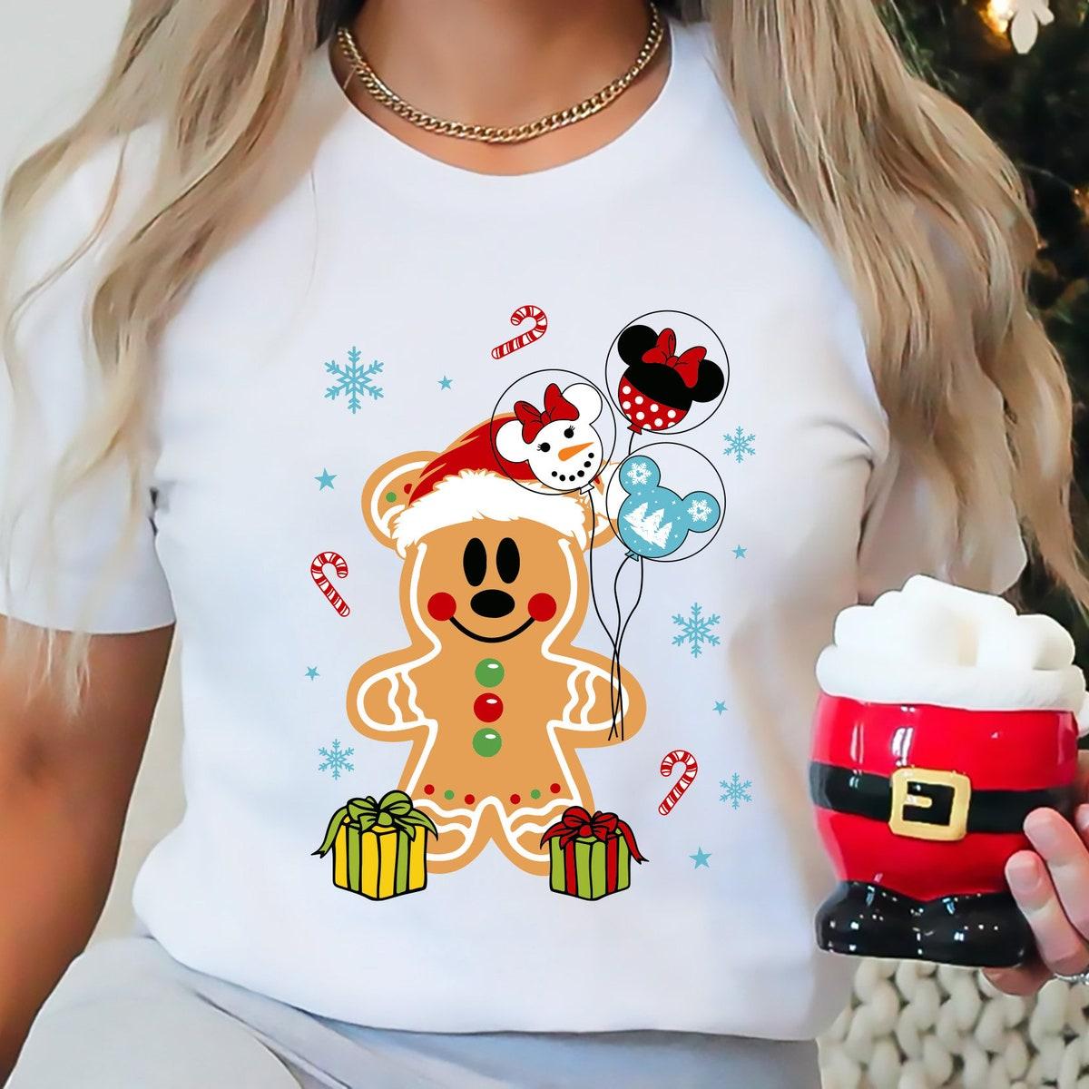 Gingerbread Mickey Cookies Christmas Shirt 3