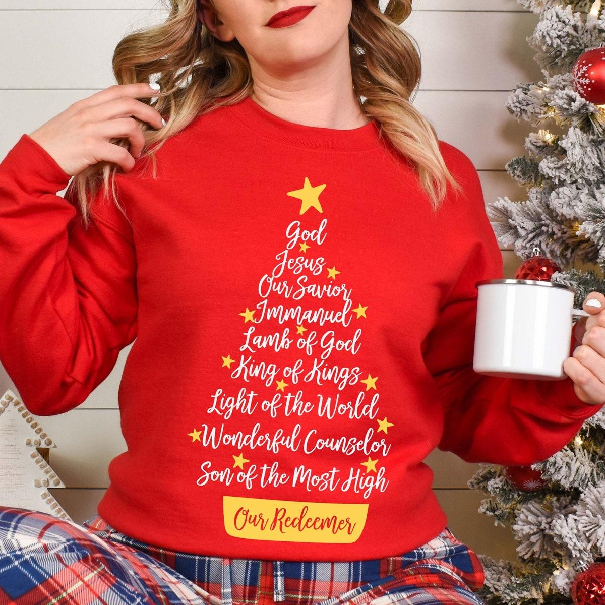 God Jesus Our Savior Christmas Shirt 1