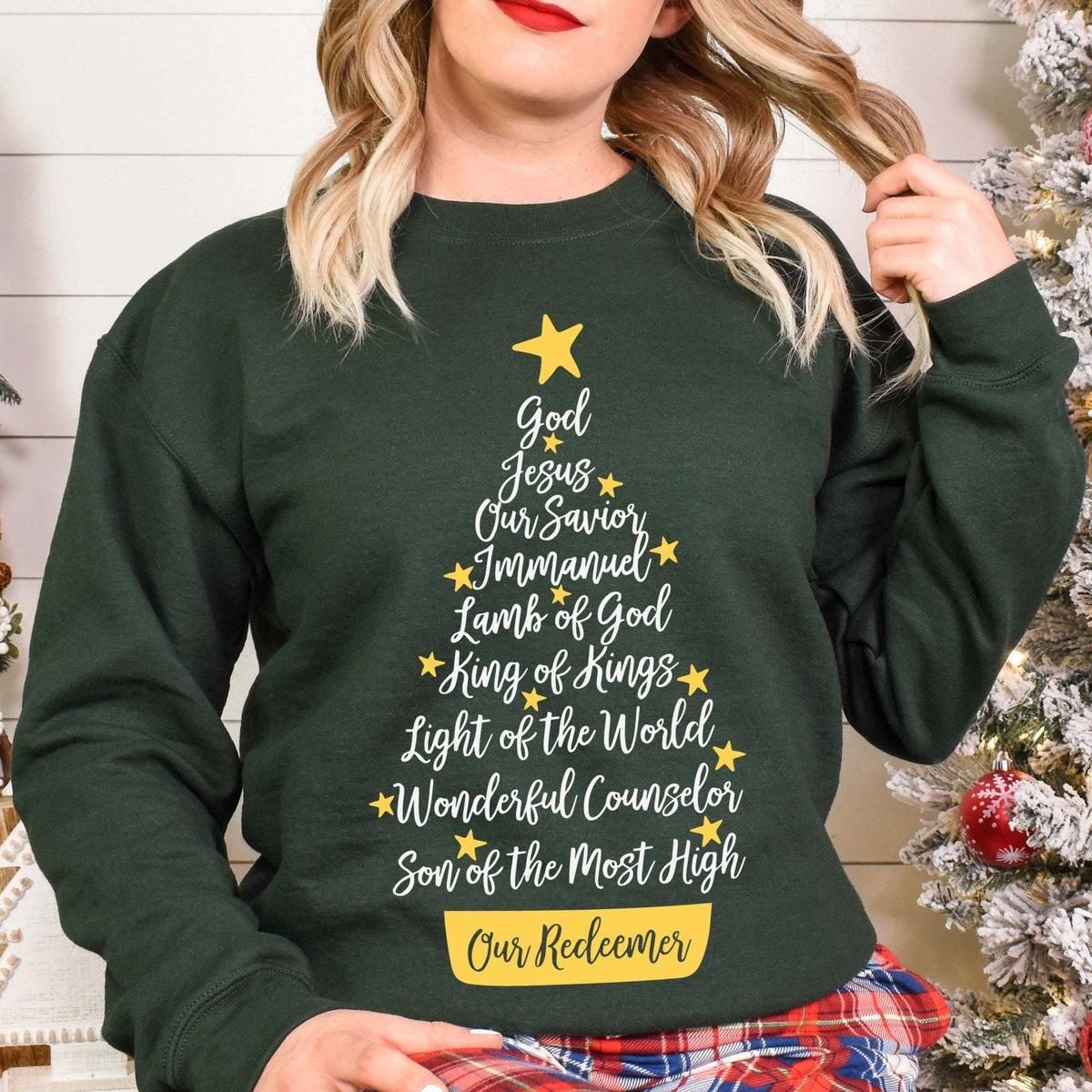 God Jesus Our Savior Christmas Shirt 2