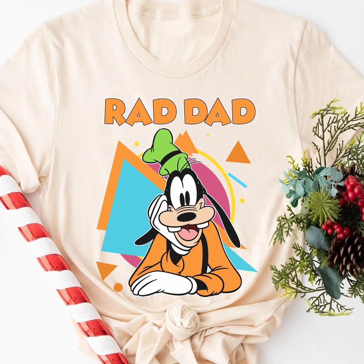 Goofy And Max Rad Dad Rad Like Dad Disney Dad Son Matching Shirt 4