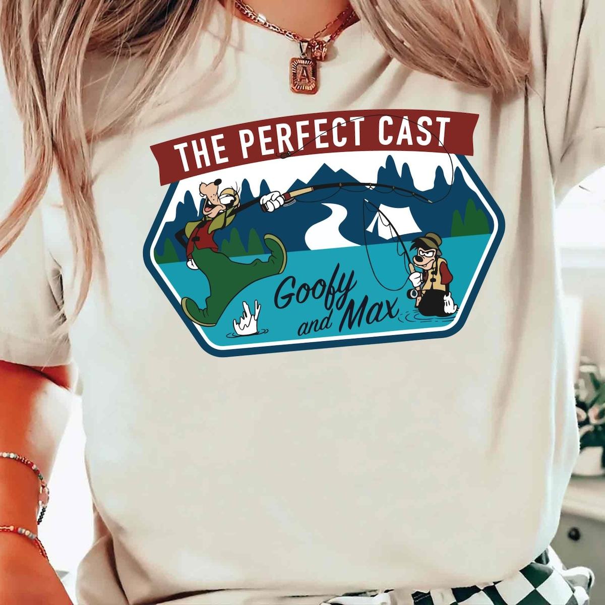 Goofy And Max The Perfect Cast Fishing Buddy Shirt 1