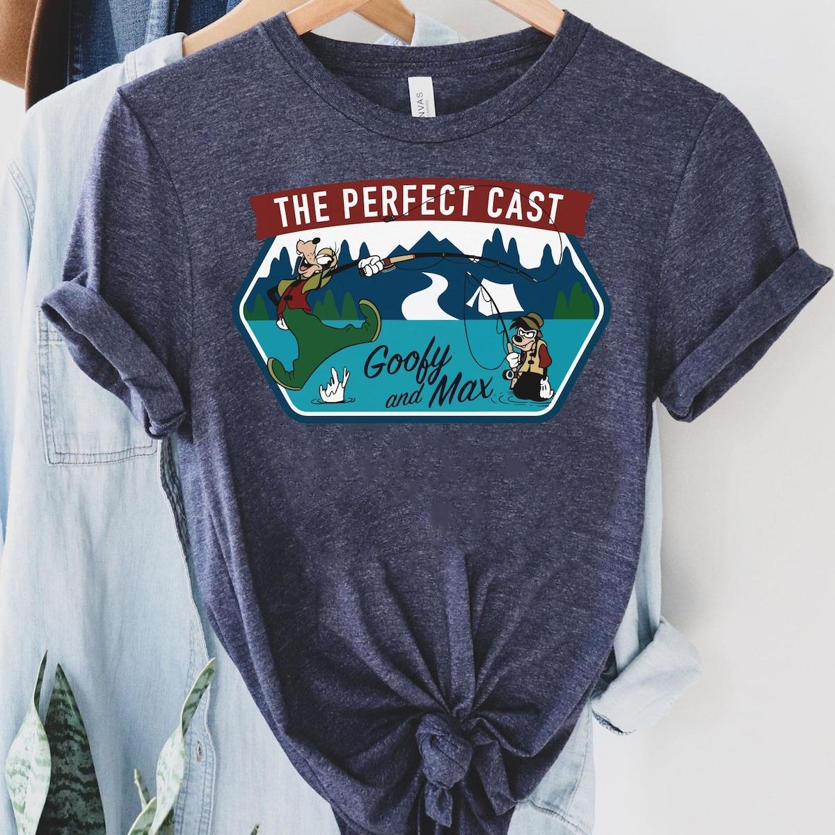 Goofy And Max The Perfect Cast Fishing Buddy Shirt 2