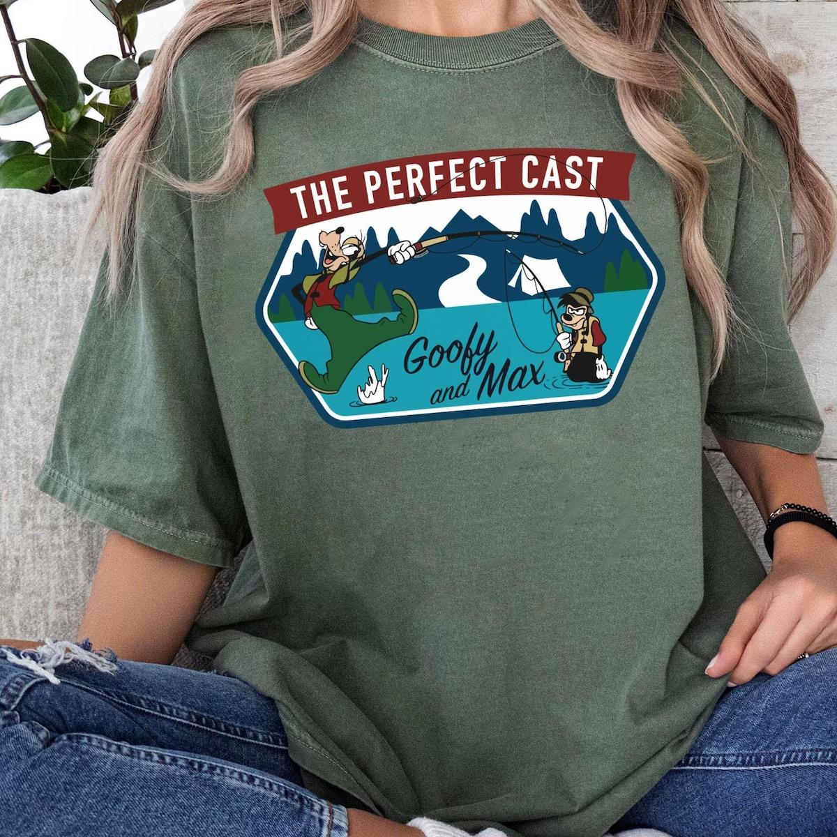 Goofy And Max The Perfect Cast Fishing Buddy Shirt 3