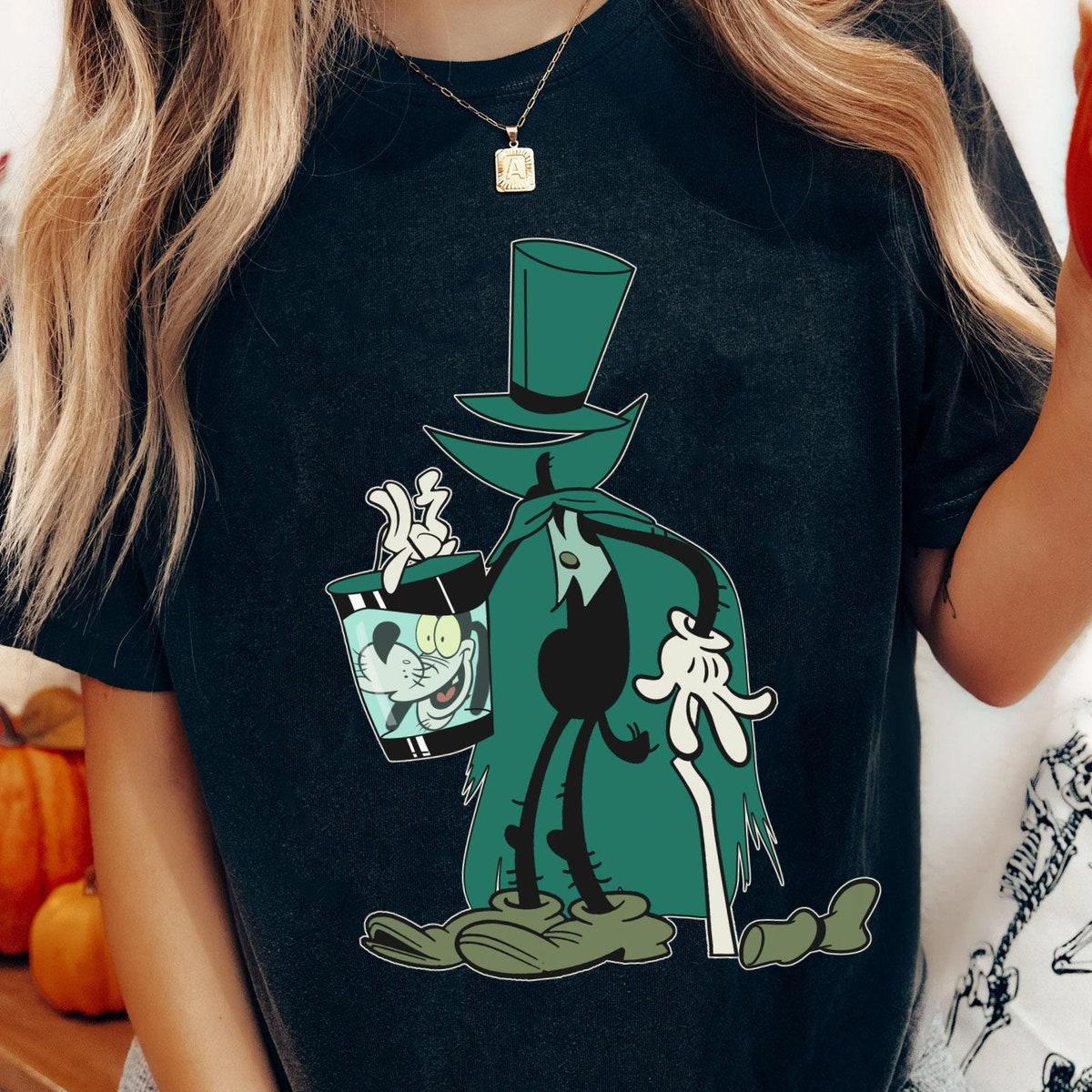 Goofy The Hatbox Ghost Costume Haunted Mansion Shirt 1