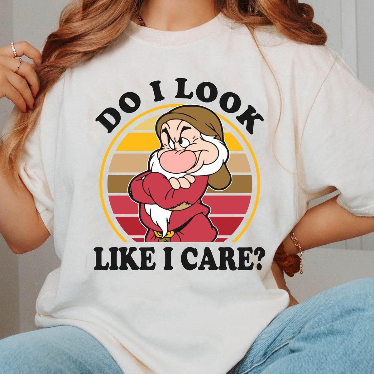 Grumpy Do I Look Like I Care Shirt 1