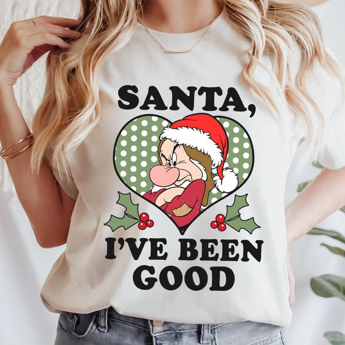 Grumpy Dwarf Santa I've Been Good Shirt 2