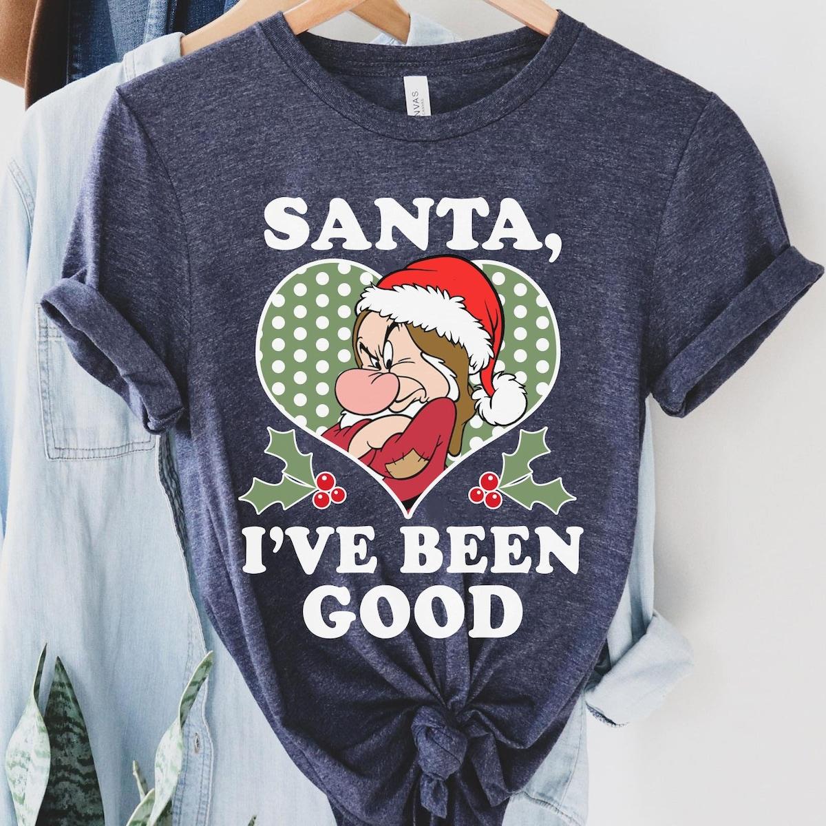 Grumpy Dwarf Santa I've Been Good Shirt 6