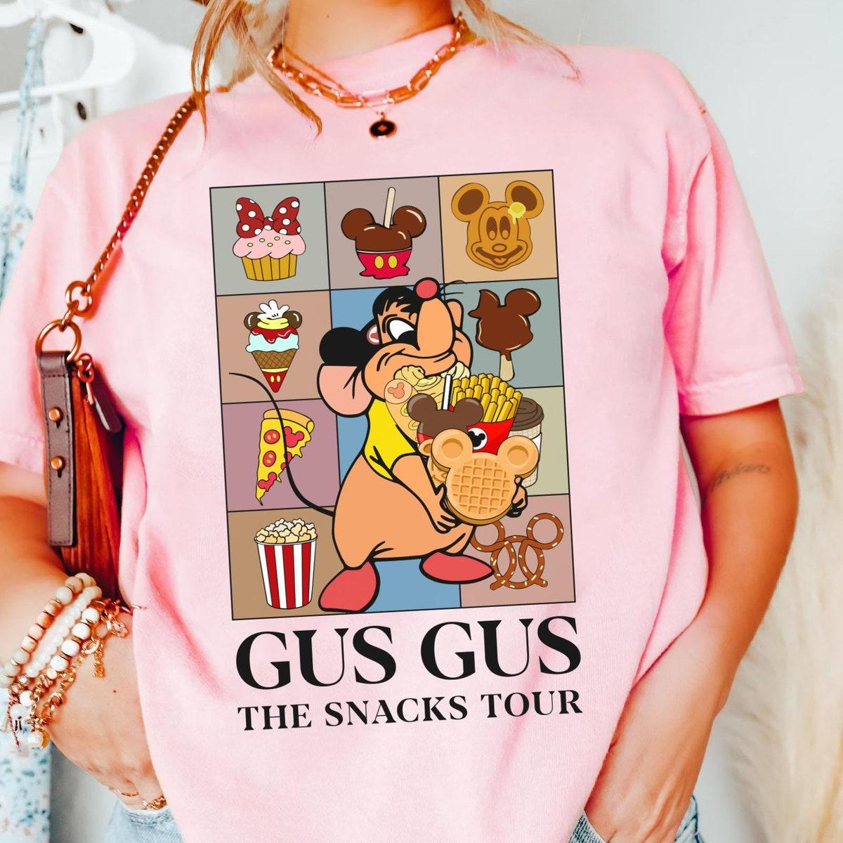 Gus Gus Mouse The Snacks Tour Looking Like Snack Shirt 4