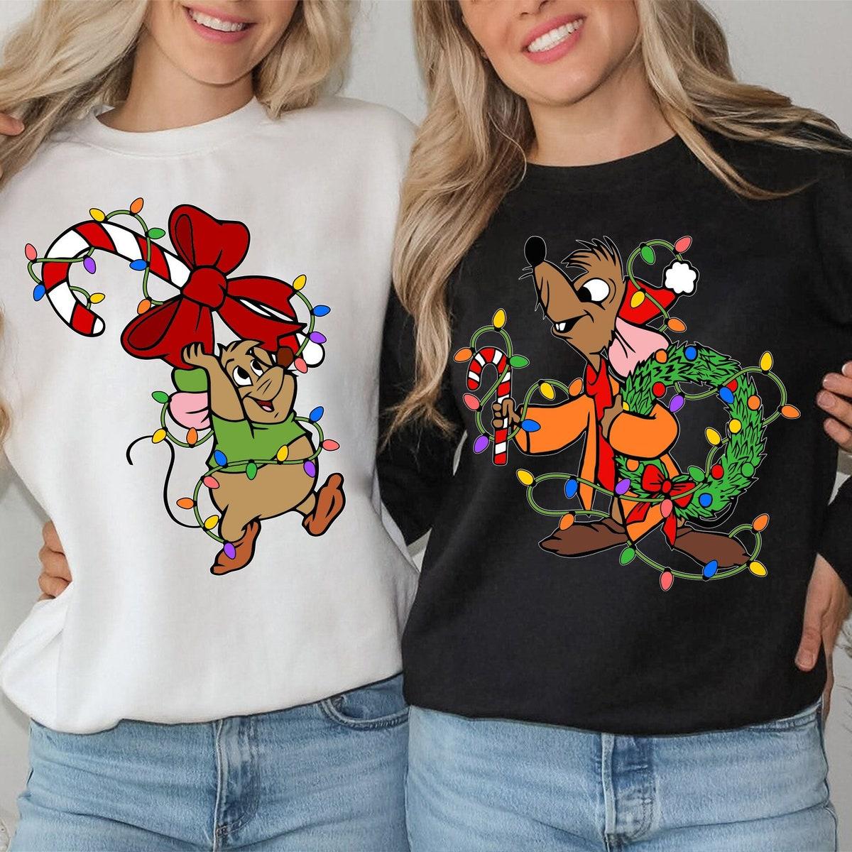 Gus gus And Jaq Christmas Shirt 1