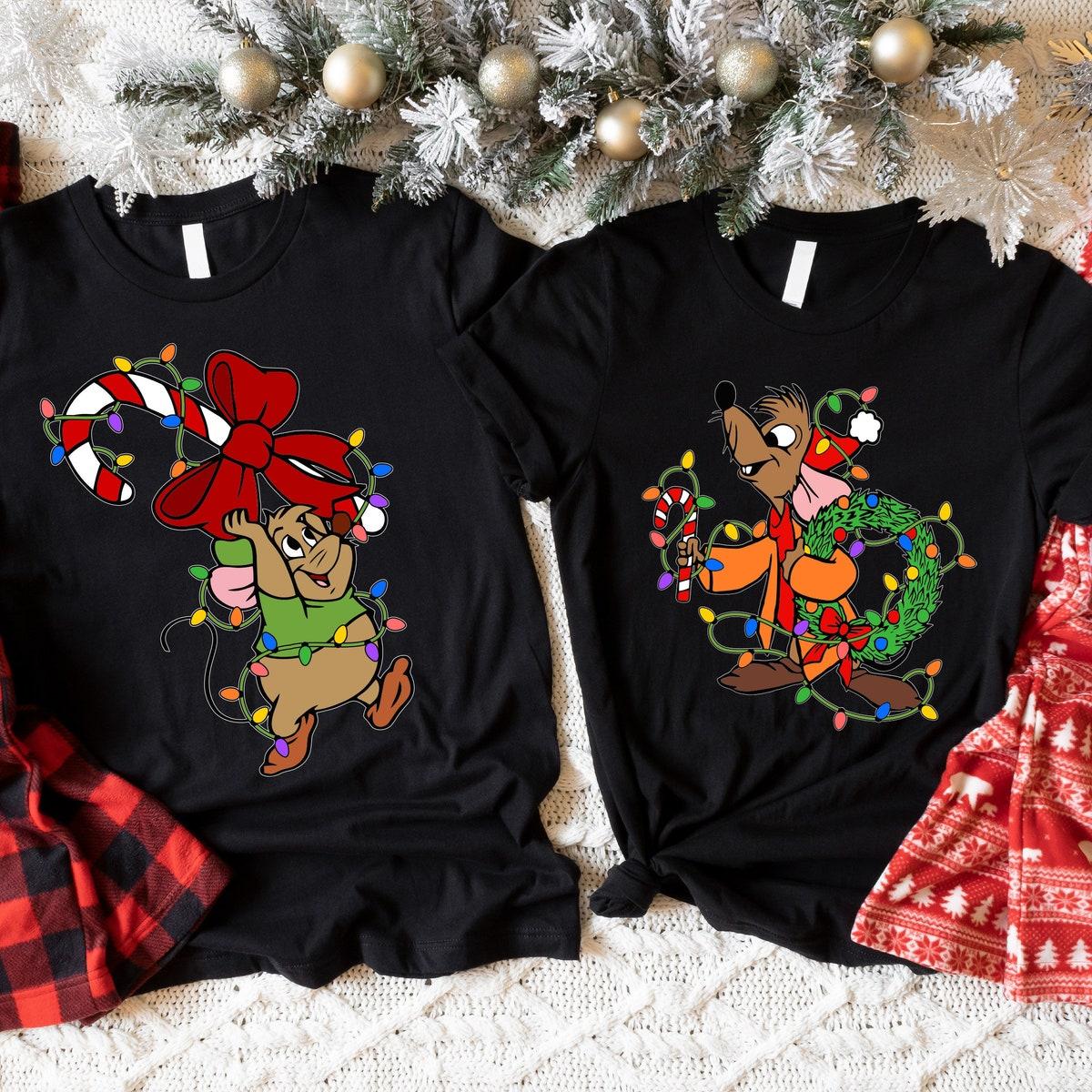 Gus gus And Jaq Christmas Shirt 2