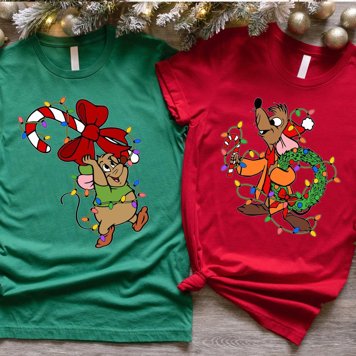 Gus gus And Jaq Christmas Shirt 3