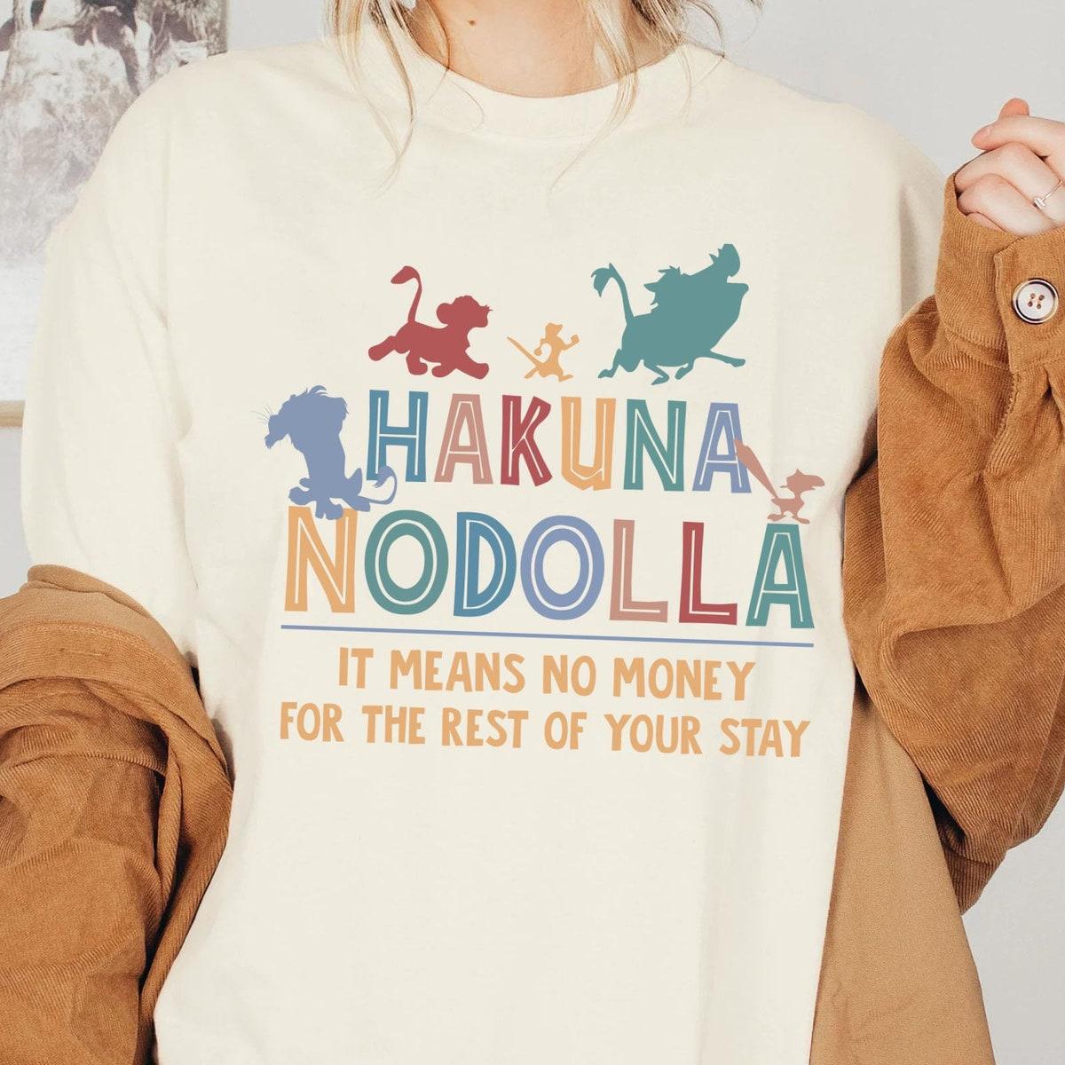 Hakuna Nodolla Funny Lion King Shirt 2