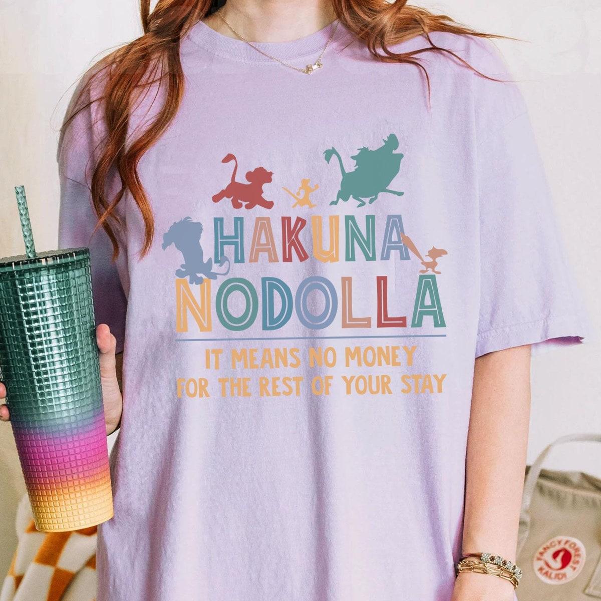 Hakuna Nodolla Funny Lion King Shirt 4