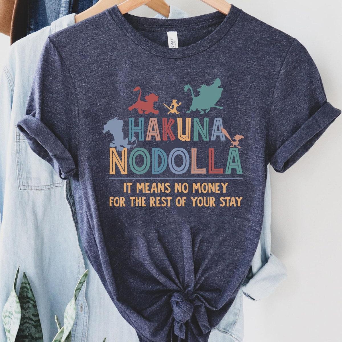 Hakuna Nodolla Funny Lion King Shirt 5