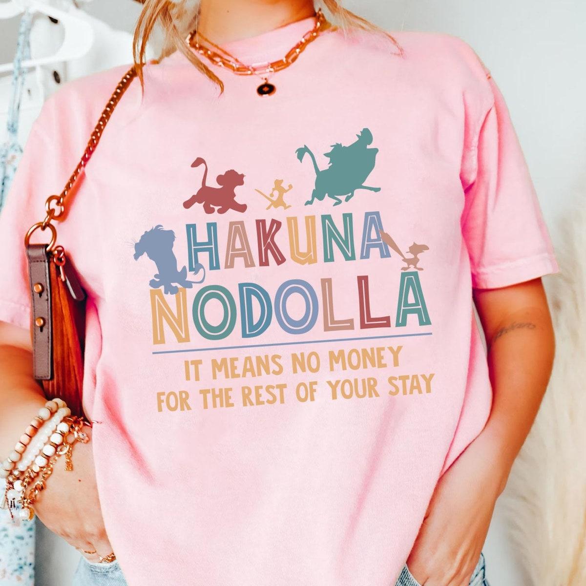 Hakuna Nodolla Funny Lion King Shirt 6