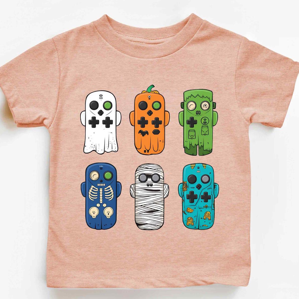 Halloween Gaming Spooky Video Game Shirt 4