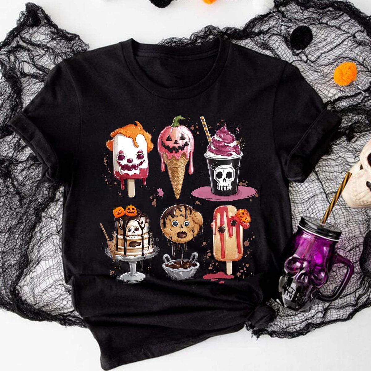 Halloween Snacks Drinks Halloween Shirt 3