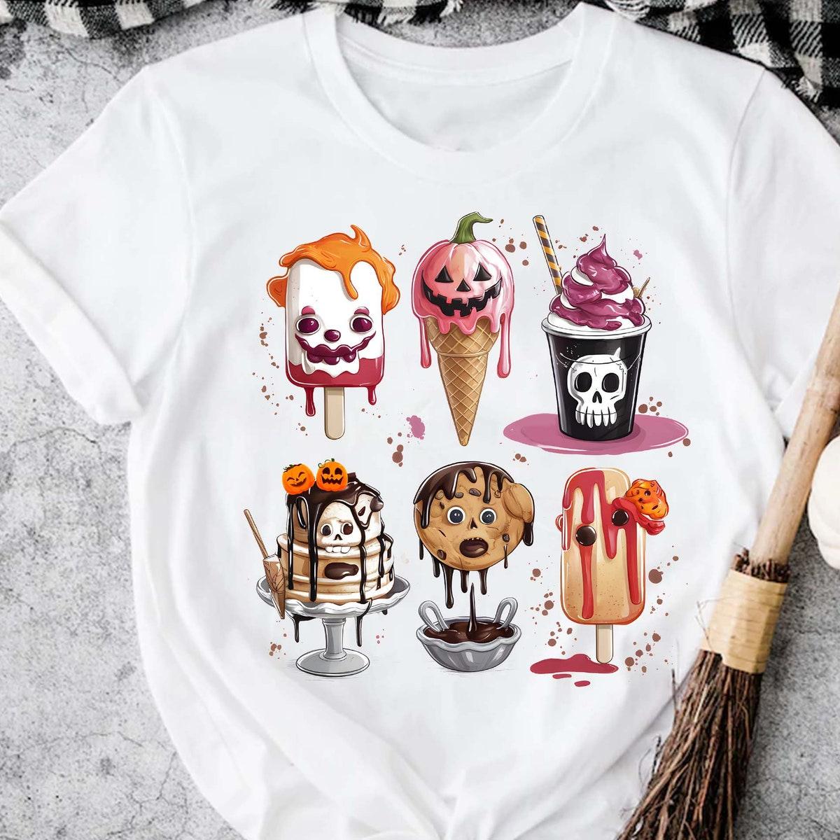 Halloween Snacks Drinks Halloween Shirt 4