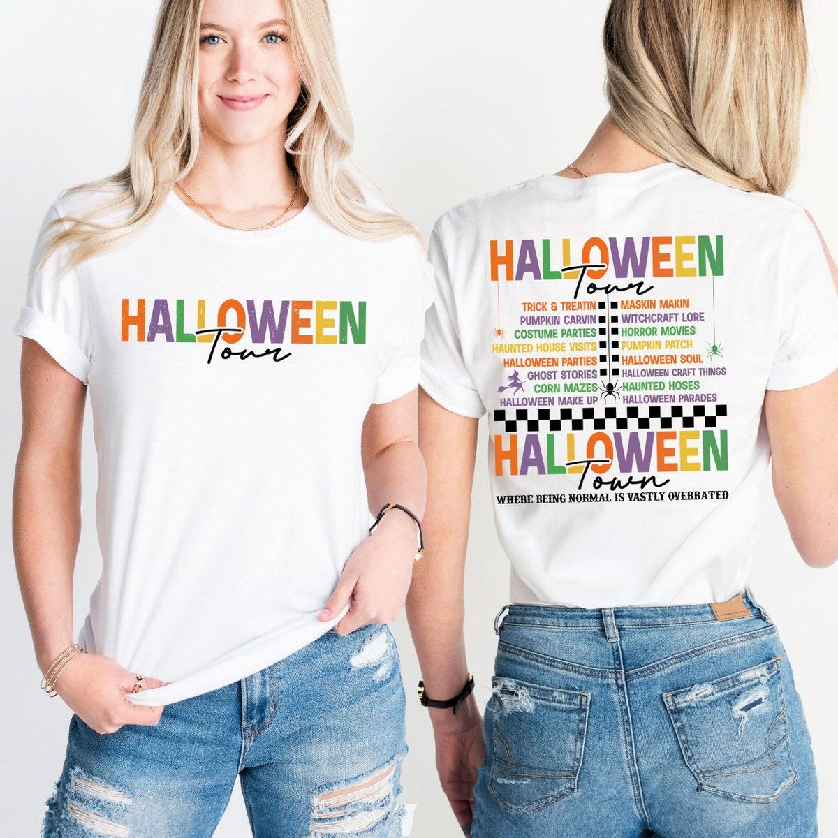 Halloween Tour Where Being Normal Is Vastly Overrated Shirt 2